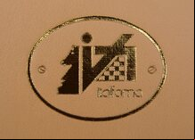 Italfama Luxury Brown Leatherette 14.5-inch Compact Backgammon Set