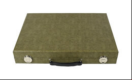 Crisloid Legacy Hops Tournament 21-inch Attaché Backgammon Set