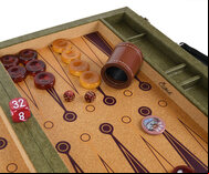 Crisloid Legacy Hops Tournament 21-inch Attaché Backgammon Set
