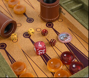 Crisloid Legacy Hops Tournament 21-inch Attaché Backgammon Set
