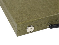 Crisloid Legacy Hops Tournament 21-inch Attaché Backgammon Set
