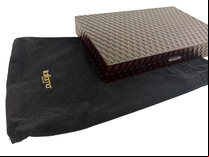 Deluxe Wooden Hand-Carved 15-inch Backgammon Set by Italfama