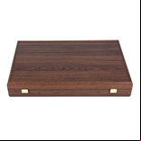 Manopoulos Green Cork 19 inch Backgammon Set