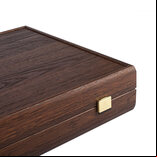 Manopoulos Green Cork 19 inch Backgammon Set