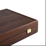 Manopoulos Natural Cork 19 inch Backgammon Set