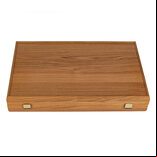 Manopoulos Turquoise Cork 19 inch Backgammon Set