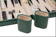 Philos Magnetic Travel Backgammon Set - Beige or Green