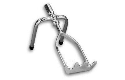 Chrome Extended Spider Rest Head (head only -  no shaft)