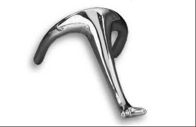 Chrome Swan Rest Head (head only - no shaft)