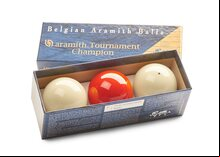 Set of Aramith Tournament Champion Billiard Balls (with Spot White, 2 & 1/16 inch, 52.5mm)
