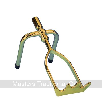 Brass Extended Spider Rest for snooker and billiards with 60 inch Ash shaft