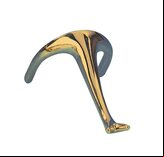 Brass Swan Rest with 60 inch wooden shaft