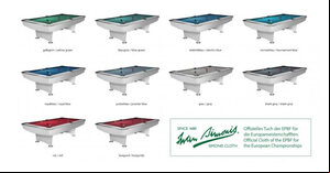 Dynamic II American Style Slate Bed Pool Table - 7ft or 9ft