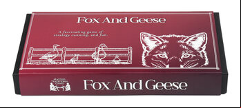 Medieval Fox and Geese (Cloth Board Game in Box)