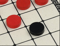 Roman Ludus Latrunculi (Cloth Board Game in Box)