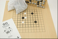 3-in-1 Beginner Go Set with Cardboard Board & Plastic Stones
