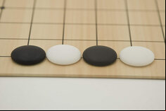 3-in-1 Beginner Go Set with Cardboard Board & Plastic Stones