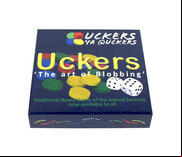 Quad Fold Wooden Uckers Game