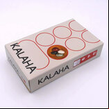 Folding Kalaha Game with Semi-Precious Stones - 2 Colour Wood