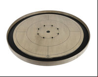 Tracey 'Grey Rock' Crokinole Board (dark grey ditch & hole - 26 disks)
