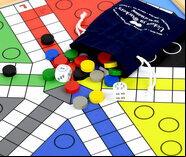 Wooden Uckers Game - Six Player Standard Edition