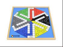 Wooden Uckers Game - Six Player Standard Edition