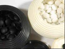 Yunzi Go Stones, Bi-Convex, 9mm Thick