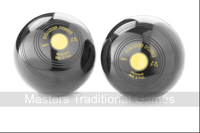 Drakes Pride Richmond Crown Green Bowls - Black (pair, no grip) Drakes Pride Richmond Crown Green Bowls - Black (pair, no grip)