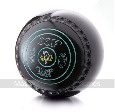 Drakes Pride XP bowls - Black, Gripped (Set of 4) Drakes Pride XP bowls - Black, Gripped (Set of 4)
