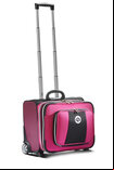 Drakes Pride Low Roller Trolley Bag - Cerise