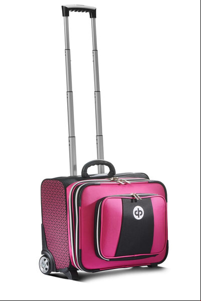 Drakes Pride Low Roller Trolley Bag - Cerise