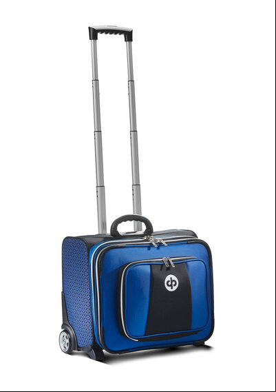 Drakes Pride Low Roller Trolley Bag - Royal