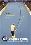 Drakes Pride Professional bowls - Brown, Gripped (Set of 4)