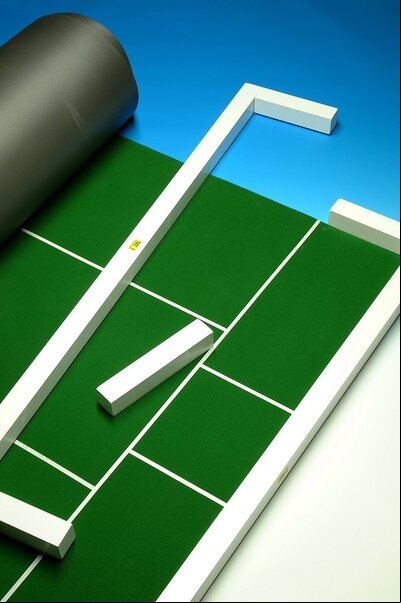 Short Mat Regulation Fenders (Pair) with 15 inch Centre Block