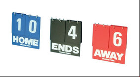 Replacement set of double sided numbers for Scoreframe