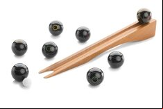 Table Bowls Set with 2 inch Bowls - 4 pairs with jack & hardwood chute