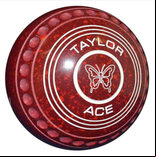 Taylor ACE Coloured Maroon / Red Bowls - Set of 4, Heavy, Size 2, Progrip