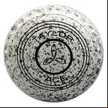 Taylor ACE Coloured Bowls White Steel - Set of 4, Heavy, Size 2, Progrip