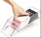 Clear Acrylic Blackjack Dealer Shoe - holds 6 decks