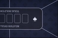Poker Mat - Blue (140x80cm)