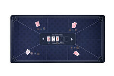 Poker Mat - Blue (180x90cm)