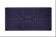 Poker Mat - Blue (180x90cm)