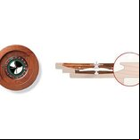 Dal Negro Montecarlo 50cm Mahogany Roulette Wheel (Quadratto)