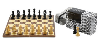 World Chess Set (Home Edition with Bauhaus Walnut Board)
