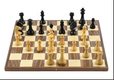 World Chess Set (Home Edition with Bauhaus Walnut Board)