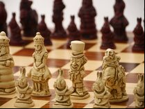 Berkeley Alice in Wonderland Ornamental Chess Set (Board not included)