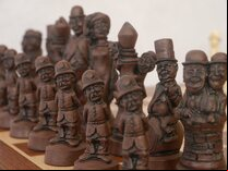 Classic Movie / Film Stars Ornamental Chess Set by Berkeley Chess (Board not included)