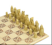 Decorative Folding Chess Board by Berkeley Chess - 2 inch Squares