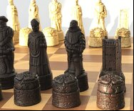 Berkeley Chess English History Ornamental Chess Set (Board not included)