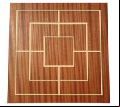 Dal Negro 31cm Chess & Nine Men's Morris Board (Dual Side)